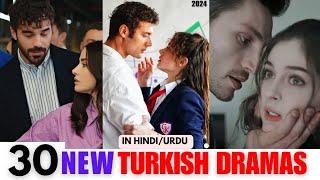 30 New Turkish Dramas in Hindi/Urdu 2024 - Best recommended