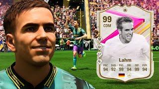 99 FUTTIES Icon SBC Lahm has been JUICED! ️‍ FC 24 Player Review