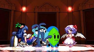 Mugen Request #137 Tenshi Hinanawi, Pingu, Aardvark & Gumball vs Remilia, Rigby, Leafy & Bloo