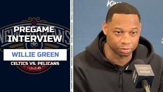 Willie Green Previews Zion Williamson Return from Suspension | Celtics vs Pelicans Pregame