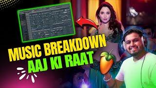 Aaj Ki Raat (Stree 2) Music Breakdown - FL Studio With Kurfaat