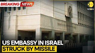 Israel-Iran War:  US Embassy In Tel Aviv Suffers Damage After Iranian Strike, Shut For Today | WION