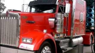 custom kenworth w900l Mercen transporting