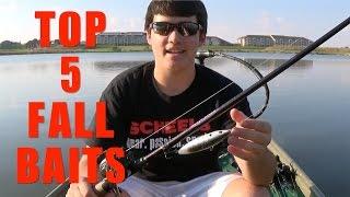 TOP 5 FALL BASS FISHING BAITS