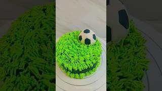 Football theme cake #football #footballshorts #footballcake