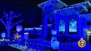 KPRC 2 Holiday Lights Spectacular - Hanukkah House in Meyerland