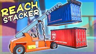 Building a Reach Stacker to Transport Crates Around the Port!!