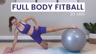 Pilates Exercise Ball Workout│ 30 min │ Full Body with Core