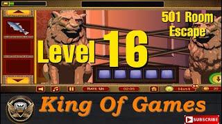 501 Rooms Escape Game. Level 16. Let's play with @King_of_Games110