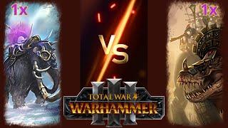 Can 2 War Mammoths (Warshrine) TAKE DOWN 1 Dread Saurian in Total War: Warhammer 3?