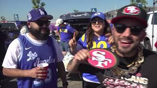 NFC Championship Game Tailgating Highlights JAN 2022 Rams Niners at SoFi Stadium