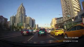 Driving in Moscow agglomeration: Южное Бутово - Лианозовское кладбище - Северный 14/09/2019 (4x)