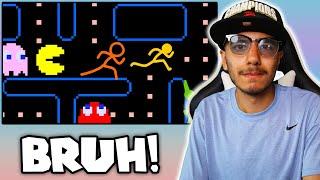 Animation vs. Arcade Games (official) (Alan Becker) | Reaction!