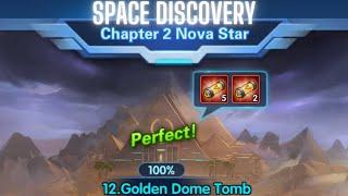 X-HERO | Epic Heroes - Space Discovery - Golden Dome Tomb - ALL Treasures - No overpowered Hero run