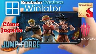 Jump Force Winlator 7.1 / Frost 7.1.3 glibc Emulador Windows ANDROID PC Settings Gameplay HD Ajustes