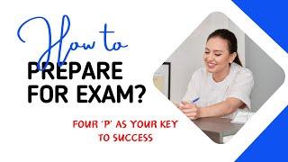 Stressed for Exam??? Here is your EASY PLAN for THE FINAL EXAM!!!