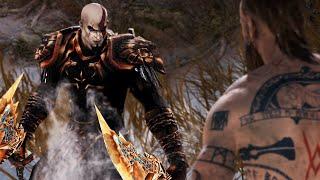 PS2 GOD ARMOR & GOLDEN BLADES Kratos VS Baldur (God of War PC Gameplay)