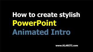 How to Create YouTube Landing Page using PowerPoint