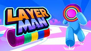 Layer Man 3D: Run & Collect Gameplay | iOS, Android, Action Game