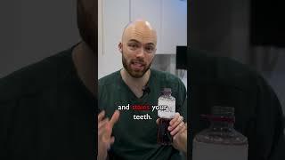 How much wine can I drink without staining my teeth?  #dentist #teeth #dentistry #cleanteeth#shorts