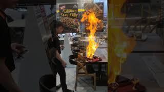 Flaming Chicken @joniessizzlersandroast7546  #shorts #foodie