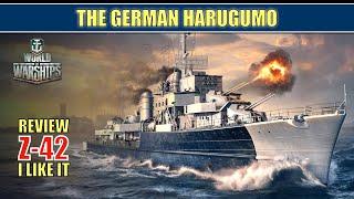 Destroyer Z-42 revisiting this German Harugumo #worldofwarships #hayate