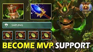 100% BECOME MVP SUPPORT Treant Protector Spirit Vessel + Aghs Scepter Build IMBA Vision Everywhere