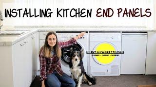 Installing Kitchen End Panels & Between Appliances | The Carpenter's Daughter