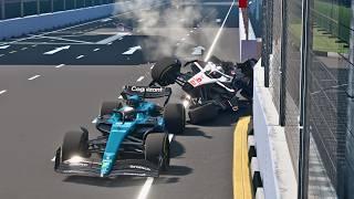 Formula 1 Race Crashes #8 ️  - BeamNG Drive Crashes   //   LuciferNG Drive