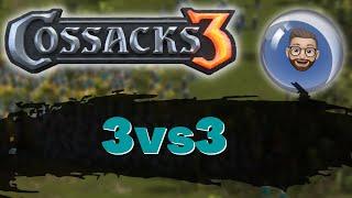 Cossacks 3 - 3vs3 Multiplayer | GAMEPLAY | 2023