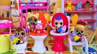 CLOSED THE KIDS IN KINDERGARTEN FOR 24 HOURS! Dolls LOL LOL surprise cartoons collection Darinelka