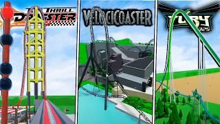 Building *REAL LIFE* Coasters In Theme Park Tycoon 2!