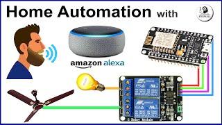 Alexa Smart Home Automation system using NodeMCU ESP8266 & Relay Module | IoT Projects