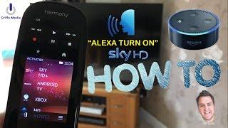 How To Control - Sky HD Sky Q & More With Alexa - Logitech Harmony Hub & Amazon Echo Dot