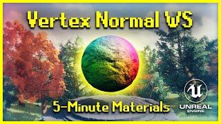 Vertex Normal WS Node | 5-Minute Materials [UE4]