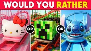 Would You Rather - Build Your Dream $10,000,000 TOWN  Daily Quiz