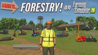 A (COMPLETE) GUIDE TO… FORESTRY! HAS IT BEEN IMPROVED ON FARMING SIMULATOR 25?!