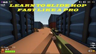 HOW TO MOVE FAST (SLIDE HOP) IN KRUNKER.IO/TUTORIAL