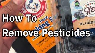 How To Clean Your Fruit and Vegetables Remove Pesticides by Using Baking Soda