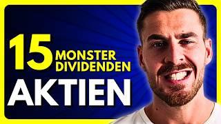 15 Aktien mit den HÖCHSTEN DIVIDENDEN (hohe Dividendenrendite)