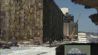 How They Salvage Old Lumber from Duluth Grain Elevators