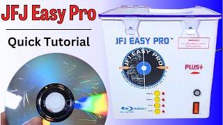 How to Use the JFJ Easy Pro - Disc Repair, Quick Tutorial