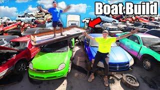 Junkyard BOAT BUILD Challenge!