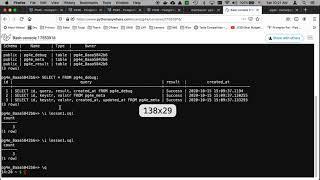 Using PythonAnywhere to run SQL