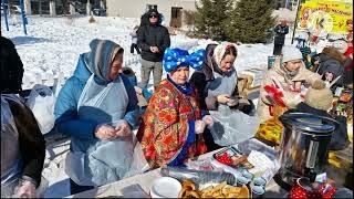 Широкая Масленица .Астана, Свято-успенский кафедральный собор .