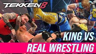 King moves in real pro wrestling - TEKKEN 8 (1440p)