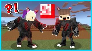 MIPAN & ZUZUZU MENJADI MANUSIA SERIGALA SUPER  KUAT SAAT MALAM HARI DI MINECRAFT SURVIVAL!