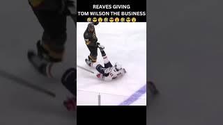 Ryan Reaves And Tom Wilson #shorts #nhlshorts #nhlhighlights