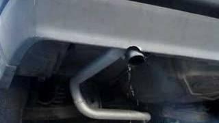 Mercedes Benz 190E 2.6L muffler less exhaust