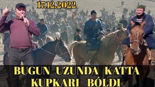 17.12.2022 BUGUN UZUN XUJA USTIN MAXALLASIDA KATTA KUPKARI BÓLDI